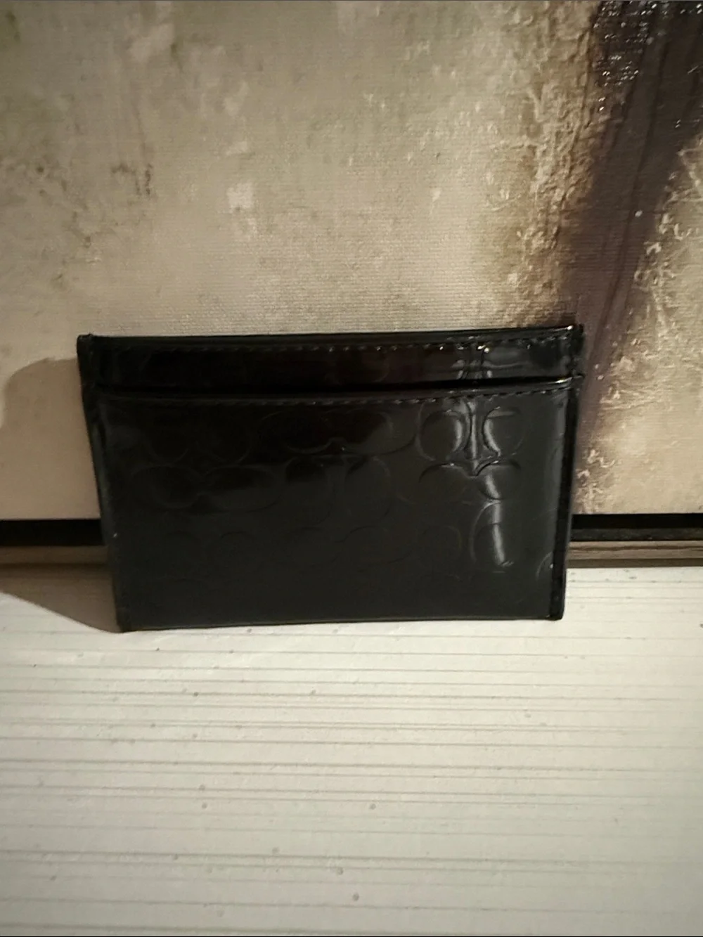 Coach black card holder
